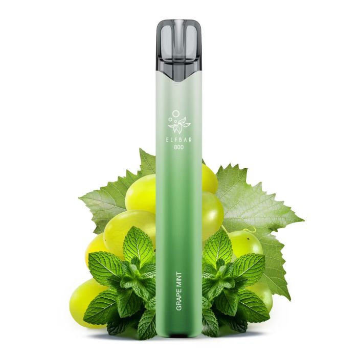 Elfbar - 800 Nikotinfrei - Grape Mint