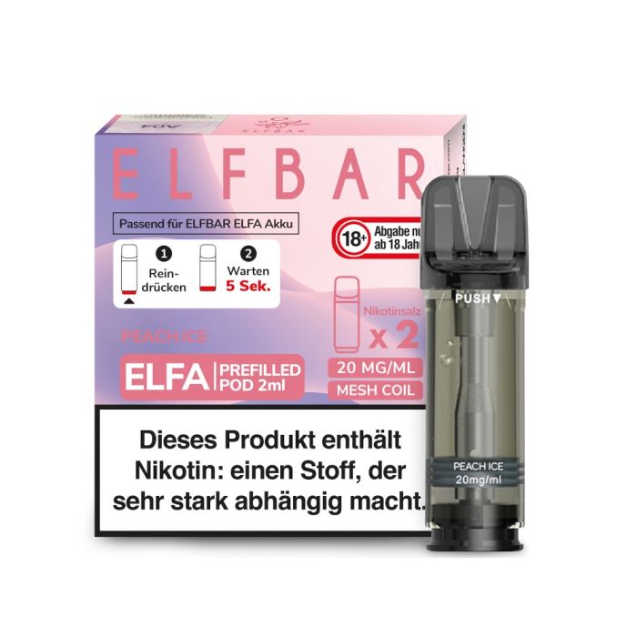 ELFBAR ELFA - Peach Ice / Juicy Peach