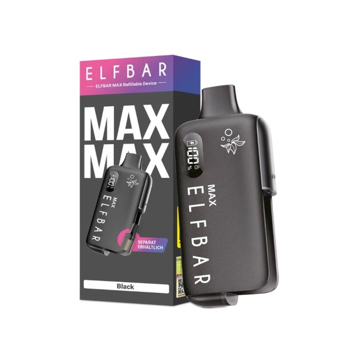 Elfbar MAX Batterij - Schwarz – weitere Ansicht 1