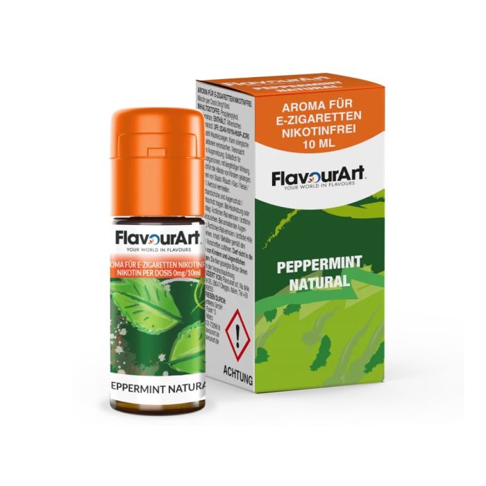 FlavourArt - 10 ml Aromen - Peppermint Natural – weitere Ansicht 1