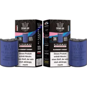 Al Fakher - Hypermax Pods 2 x 10 ml ( links + rechts ) - Blueberry Cherry