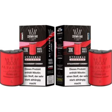 Al Fakher - Hypermax Pods 2 x 10 ml ( links + rechts ) - Strawberry Punch