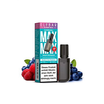 ELFBAR MAX LIQUID PODS - Blueberry sour raspberry