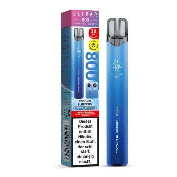Elfbar - 800 - Coconut Blueberry 20 mg