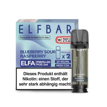 ELFBAR ELFA - Blueberry Sour Raspberry