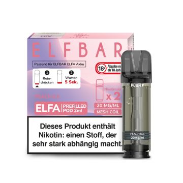 ELFBAR ELFA - Peach Ice / Juicy Peach