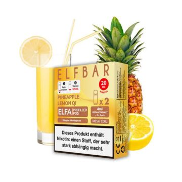 ELFBAR ELFA - Pineapple Lemon Qi - 20 mg