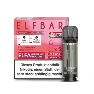 ELFBAR ELFA - Strawberry Raspberry