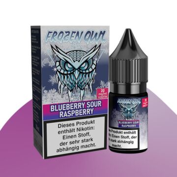 Frozen OWL Nikotinsalz - Blueberry Sour Raspberry