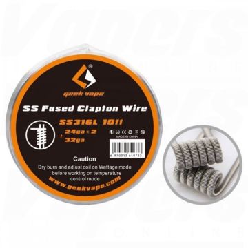 Geekvape - Fused Clapton Wire 24ga x2 + 32ga Stainless Steel – weitere Ansicht 1