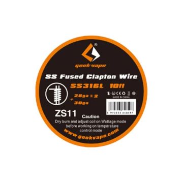 Geekvape - Fused Clapton Wire 28ga x2 + 30ga Stainless Steel – weitere Ansicht 1