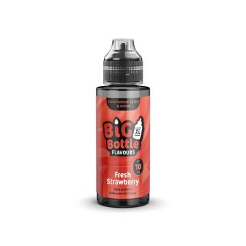 Big Bottle Flavours - Longfill - Fresh Strawberry - 10 ml Aroma in 120 ml Flasche – weitere Ansicht 1