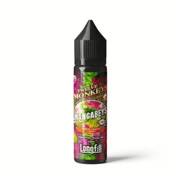 Twelve Monkeys - Longfill - Mangabeys - 10 ml in 60 ml Flasche – weitere Ansicht 1