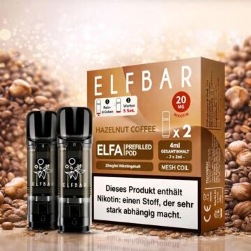 ELFBAR ELFA - Hazelnut Coffee - 20 mg