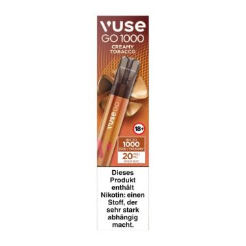 Vuse - Go 1000 20 mg - Creamy Tobacco