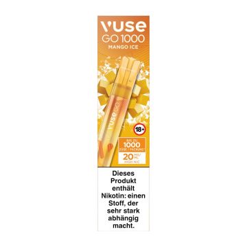 Vuse - Go 1000 20 mg - Mango Ice