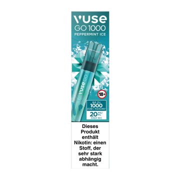 Vuse - Go 1000 20 mg - Peppermint Ice