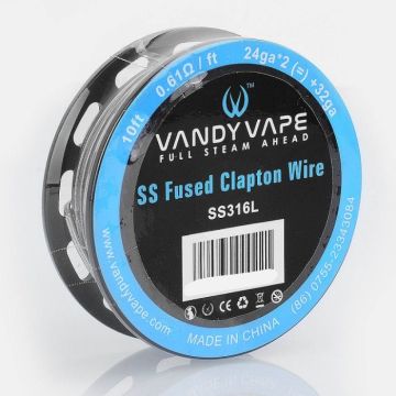Vandy Vape - Fused Clapton Wire 24ga x2 + 32ga Stainless Steel – weitere Ansicht 1