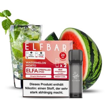 ELFBAR ELFA - Watermelon Mojito - 20 mg